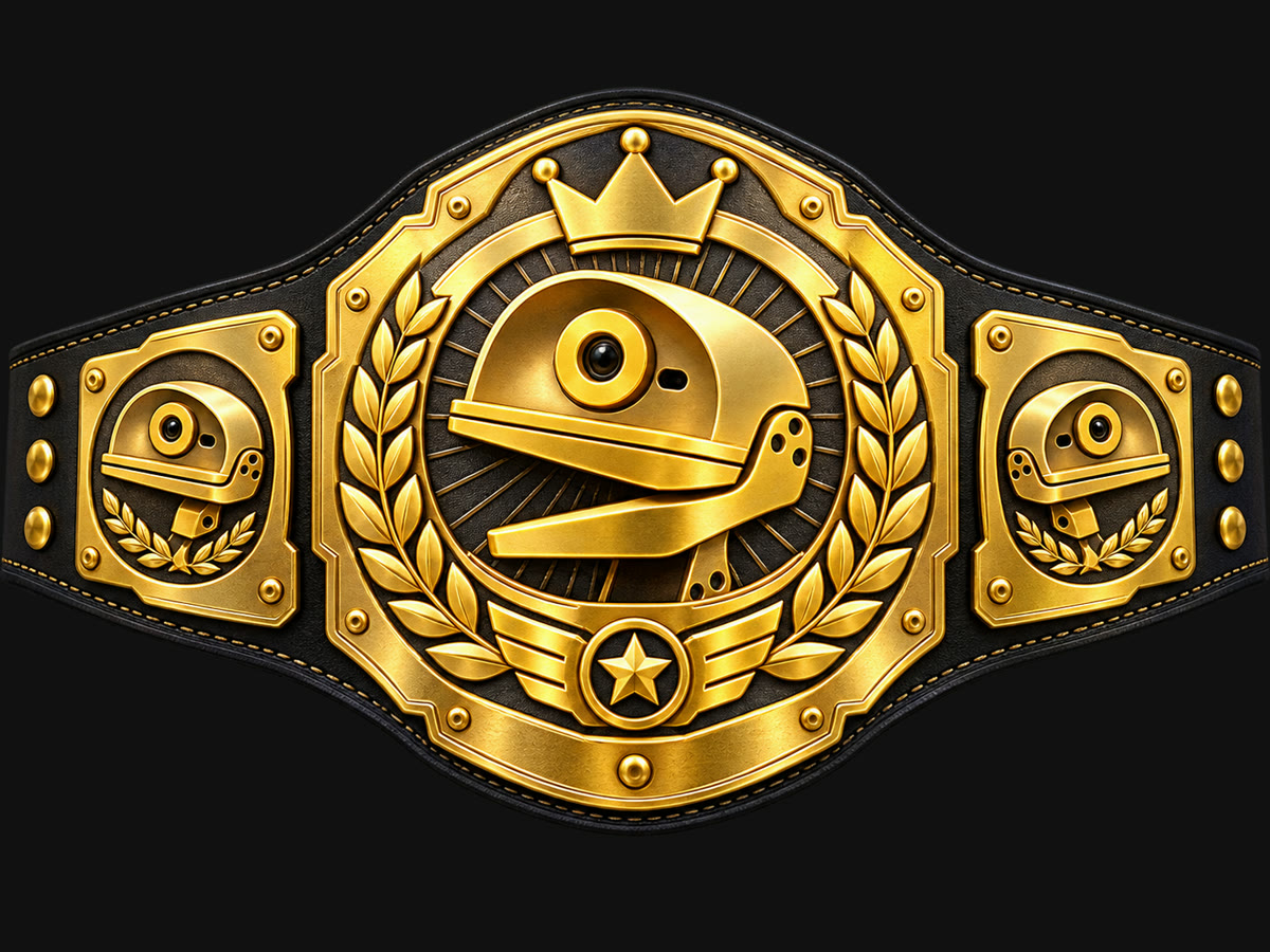Golden Beak Belt for the QuackDown Champion
