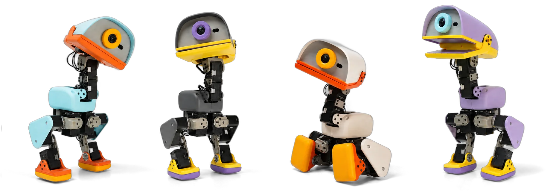 The MicroDuck squad in several colorways